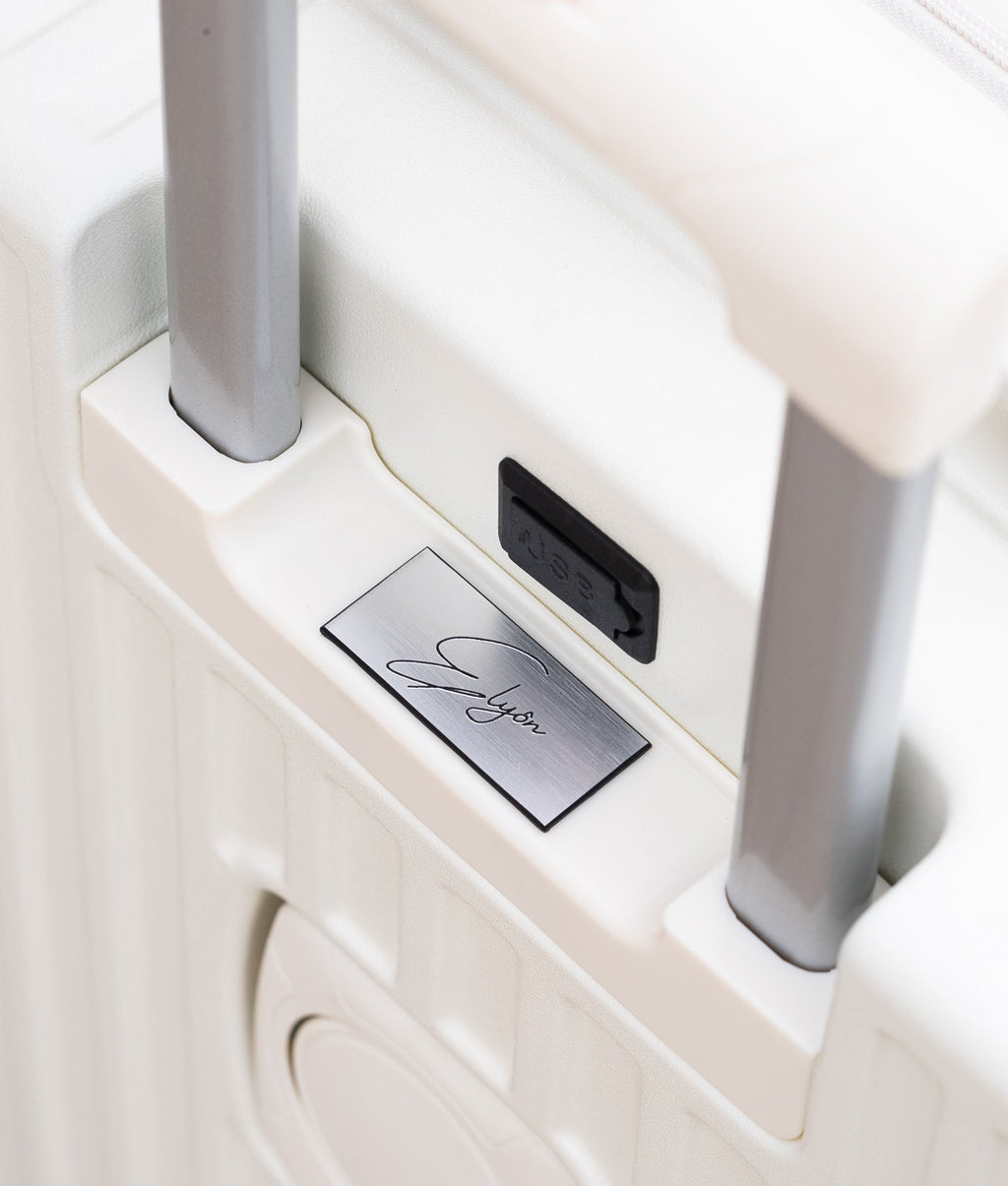 Elyôn One White - Valise intelligente avec pesage intégré