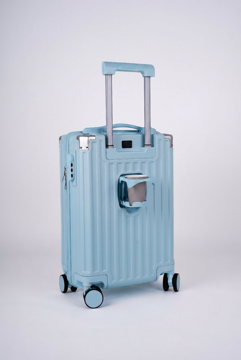 Elyôn One Blue - Valise intelligente avec pesage intégré