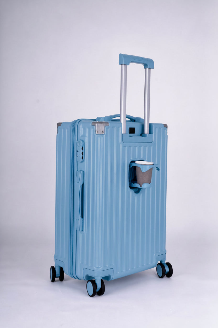 Elyôn One Blue - Valise intelligente avec pesage intégré