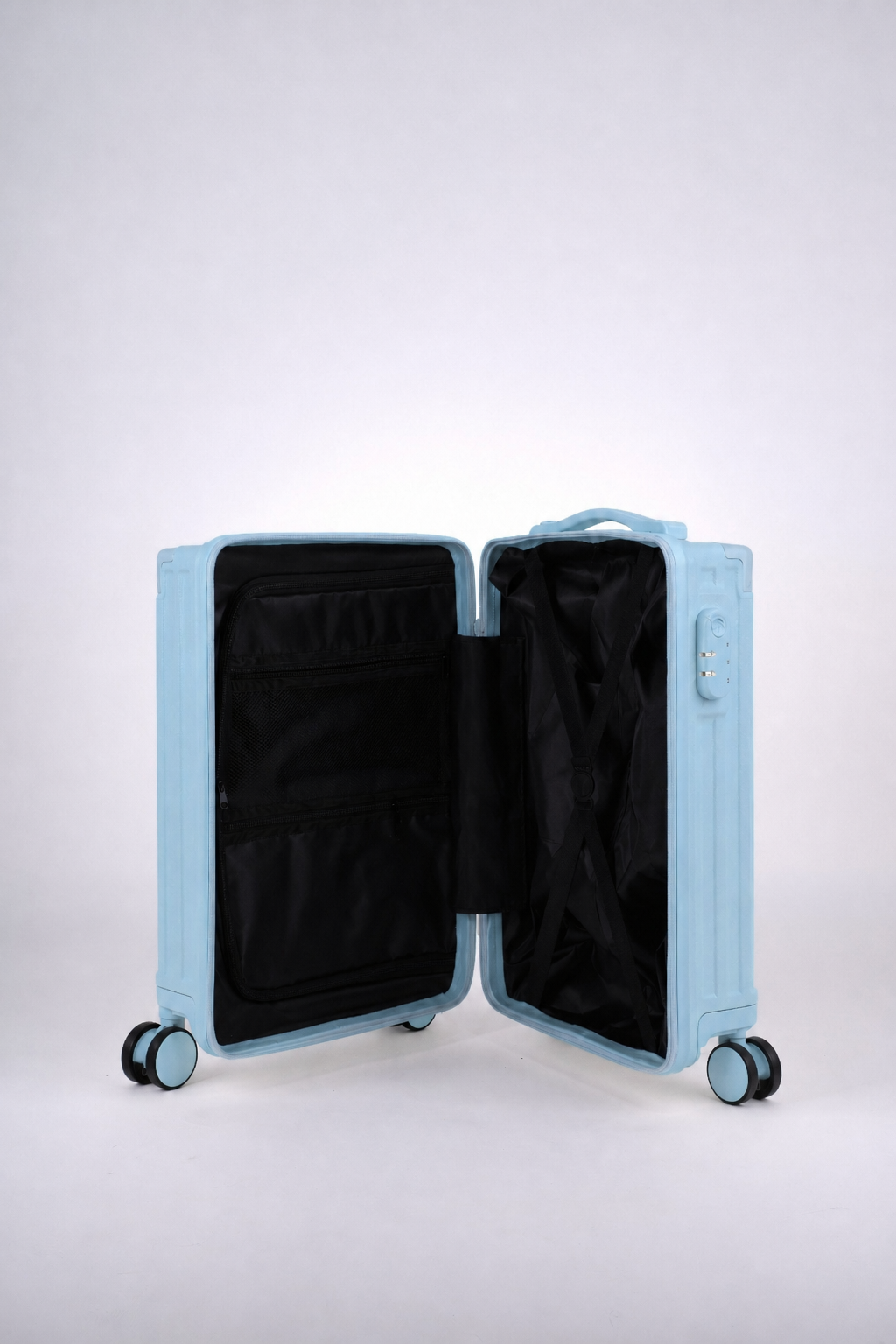 Elyôn One Blue - Valise intelligente avec pesage intégré