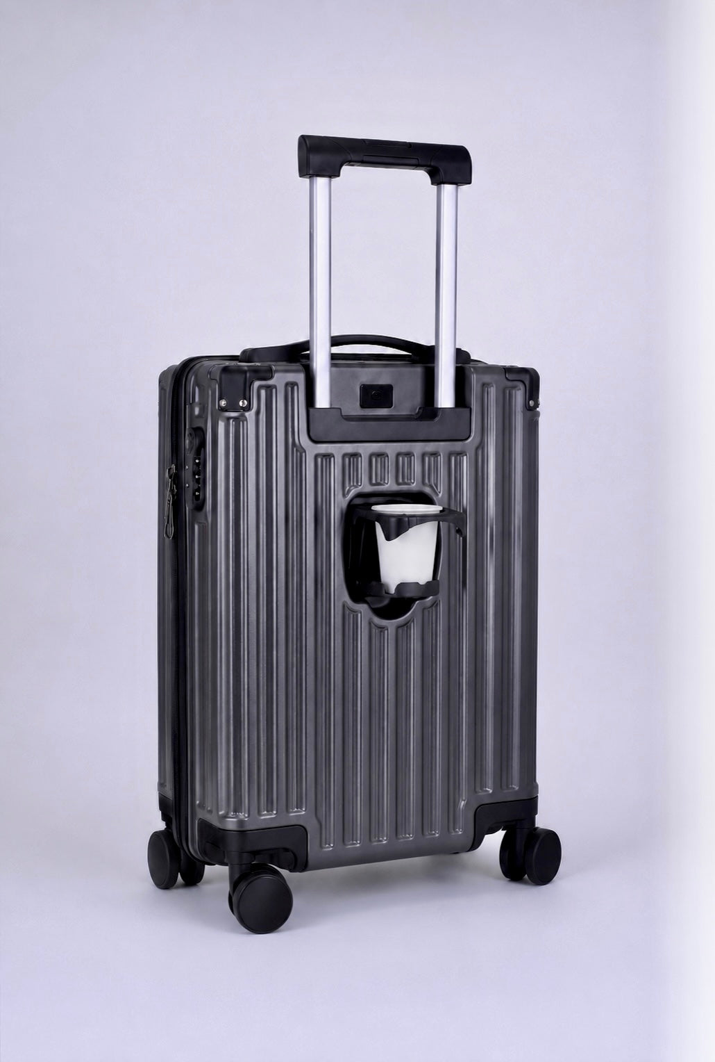 Elyôn One Grey - Valise intelligente avec pesage intégré